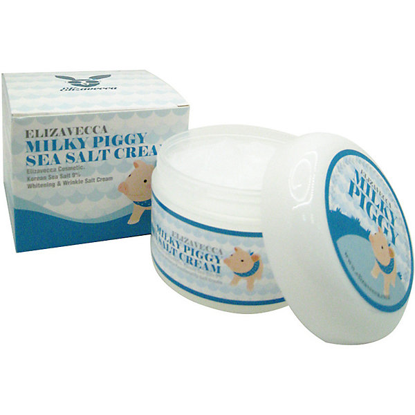 фото Крем для лица elizavecca sea salt cream с коллагеном и морской солью, 100 мл