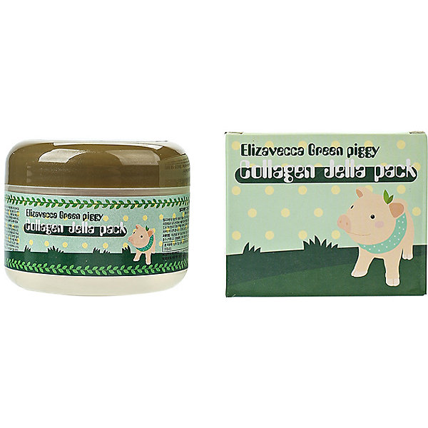 

Маска для лица Elizavecca Green Piggy коллагеновая, 100 мл