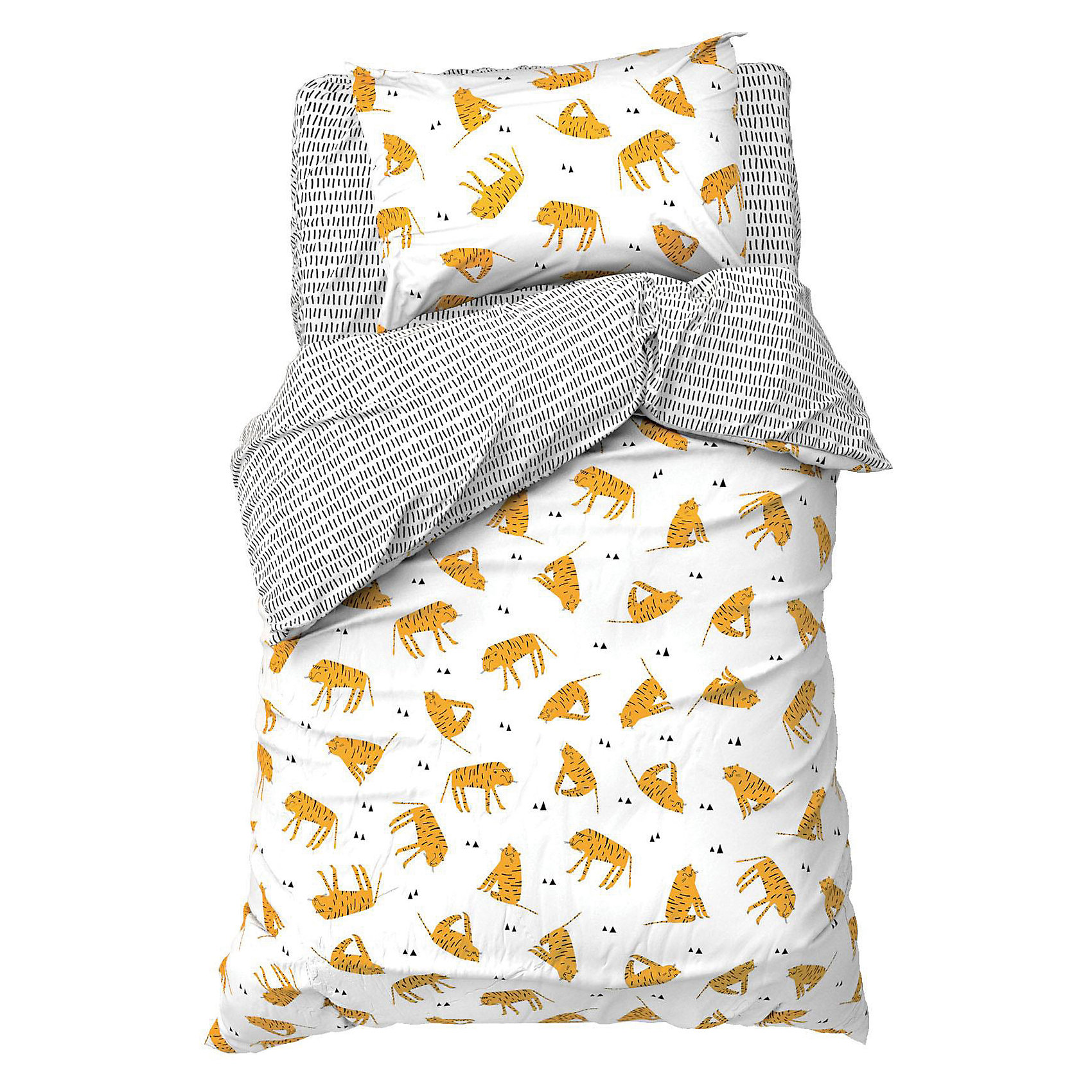 фото Комплект постельного белья этель "тигры", 1.5 спальный