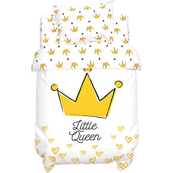 

Комплект постельного белья Крошка Я Little queen, Оранжевый, Комплект постельного белья Крошка Я Little queen