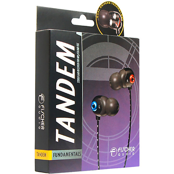 

Наушники Fischer Audio Tandem, Черный, Наушники Fischer Audio Tandem