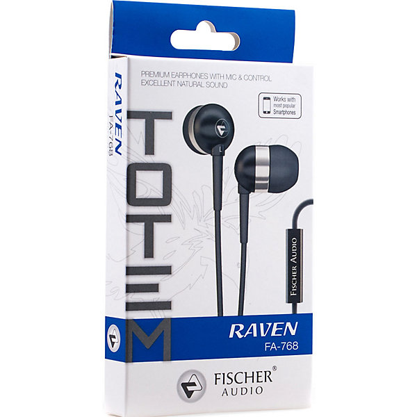 

Наушники Fischer Audio FA-768 Raven, Черный, Наушники Fischer Audio FA-768 Raven