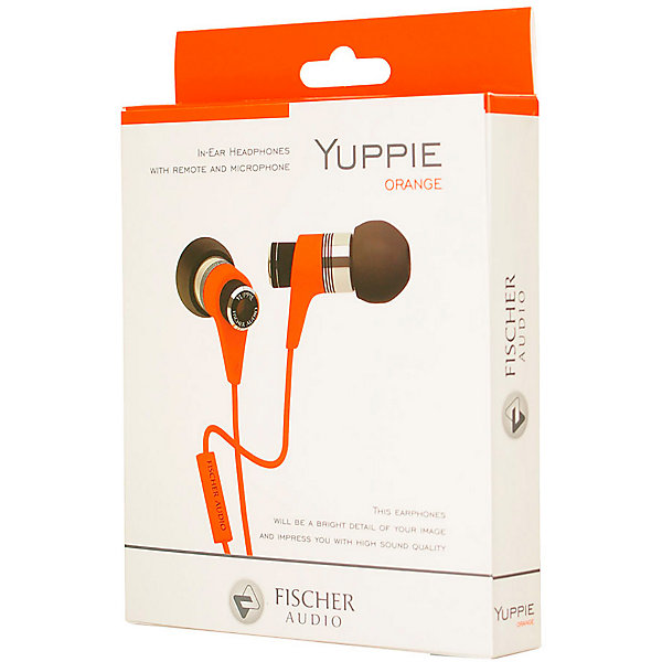 

Наушники Fischer Audio Yuppie, Оранжевый/черный, Наушники Fischer Audio Yuppie