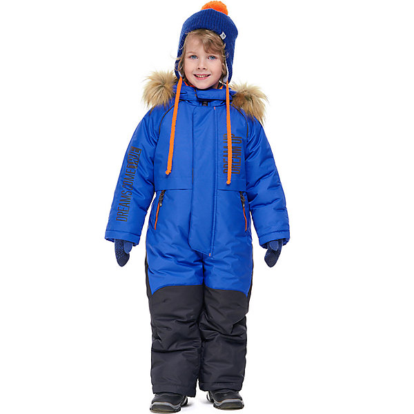 

Утеплённый комбинезон Nikastyle, Синий, Утеплённый комбинезон Nikastyle