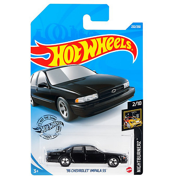 

Базовая машинка Hot Wheels 96 Chevrolet Impala SS, Разноцветный, Базовая машинка Hot Wheels 96 Chevrolet Impala SS