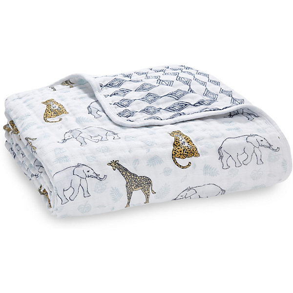 

Одеяло из муслинового хлопка Aden Anais Jungle120х120 см