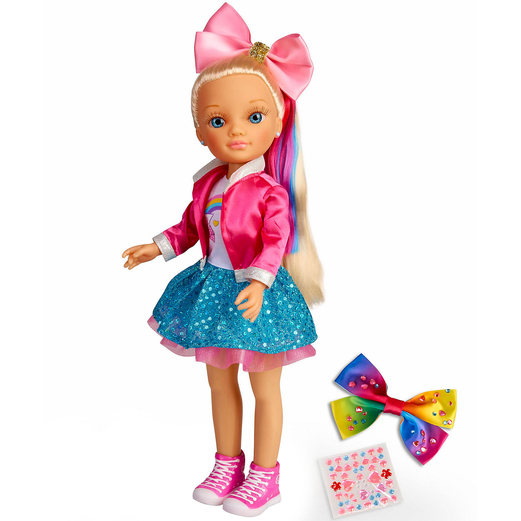 фото Кукла famosa разноцветные банты нэнси, 42 см