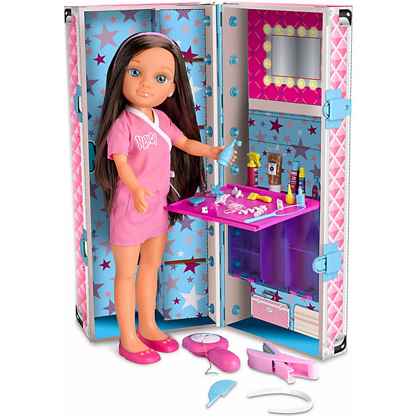 

Игровой набор Famosa Стильная причёска, Нэнси, Розовый, Игровой набор Famosa Стильная причёска, Нэнси