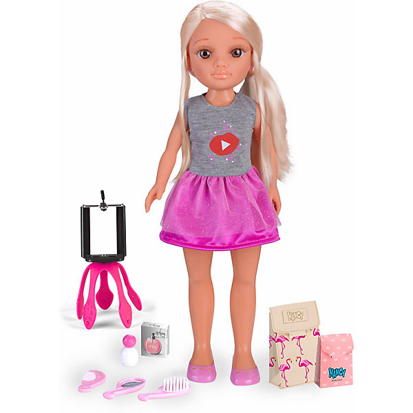 

Игровой набор Famosa Нэнси блогерша, Розовый, Игровой набор Famosa Нэнси блогерша