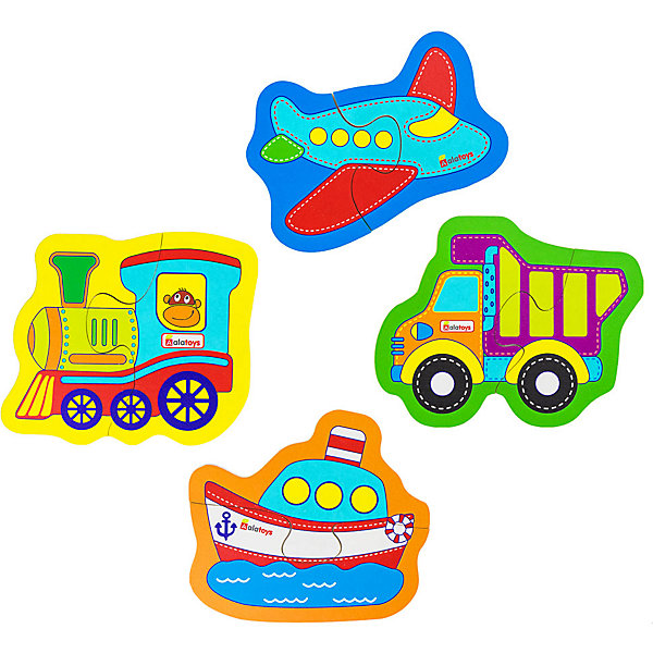 

Набор пазлов Alatoys Транспорт, 8 деталей