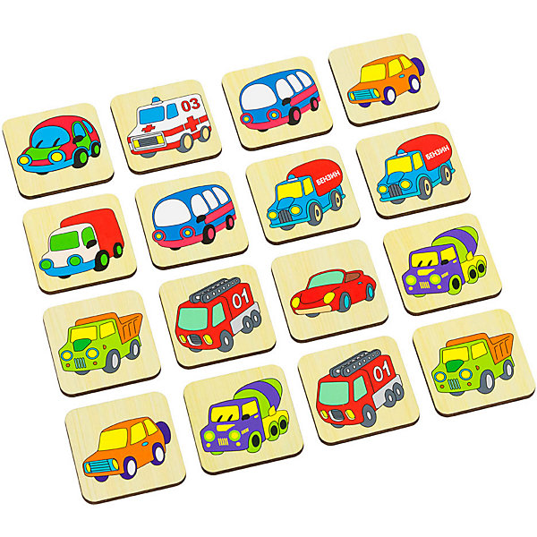 

Мемори Alatoys Автомобили, 24 карточки