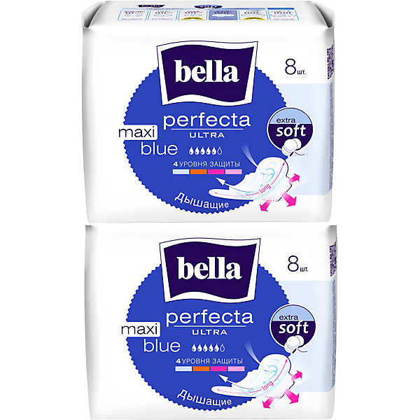 

Прокладки Bella Perfecta Ultra Maxi Blue супертонкие, 2х8 шт, new
