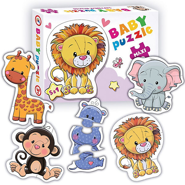 

Развивающая игра Дрофа-Медиа Baby Puzzle Веселый зоопарк
