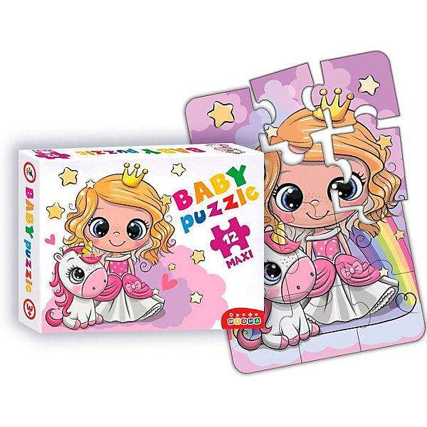 

Развивающая игра Дрофа-Медиа Baby Puzzle Принцесса и единорог