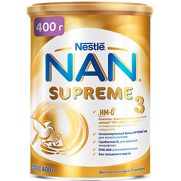 фото Молочный напиток nestle nan supreme 3, с 12 мес, 400 г