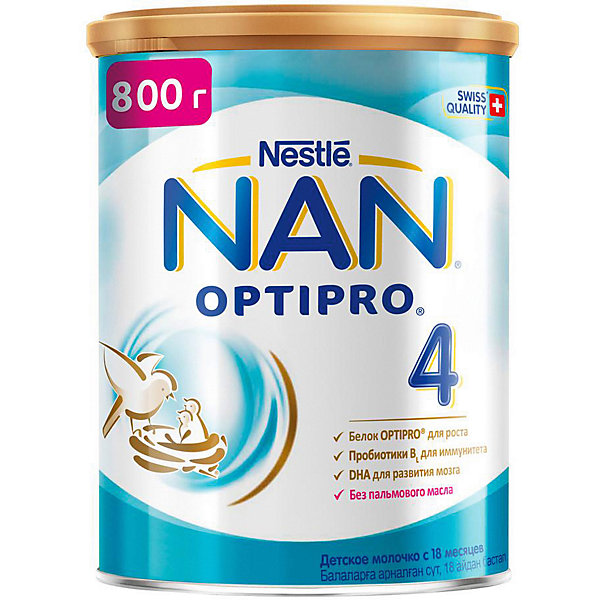 

Молочный напиток Nestle NAN Optipro 4, с 18 мес, 800 г