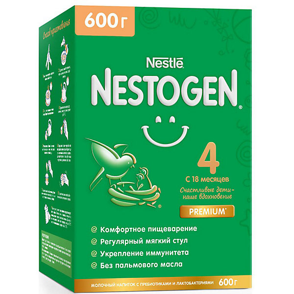 

Молочный напиток Nestle Nestogen 4, с 18 мес, 600 г