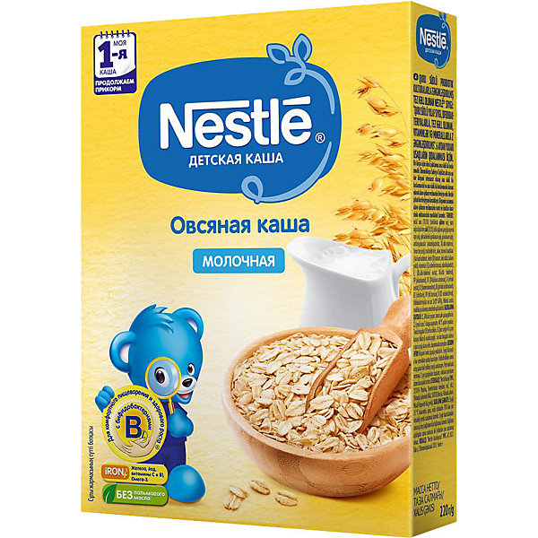 фото Молочная каша nestle овсяная, с 5 мес, 220 г