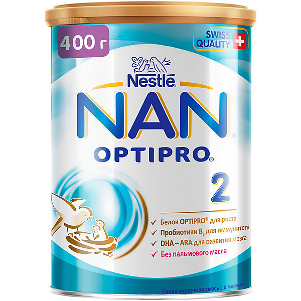 фото Молочная смесь nestle nan optipro 2, с 6 мес, 400 г