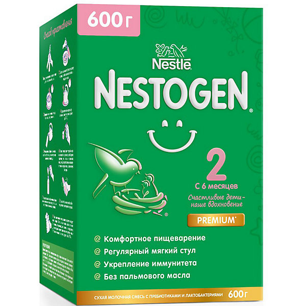 фото Молочная смесь nestle nestogen 2, с 6 мес, 600 г