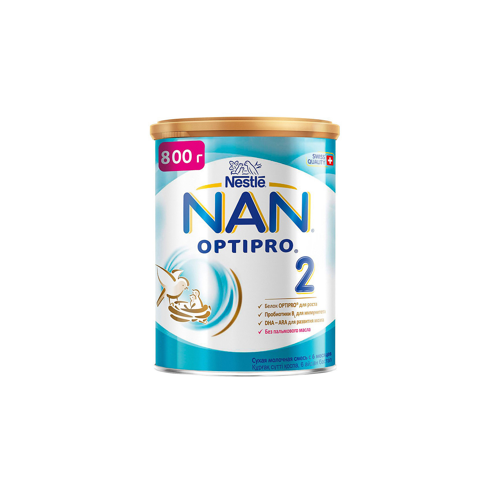 фото Молочная смесь nestle nan optipro 2, с 6 мес, 800 г