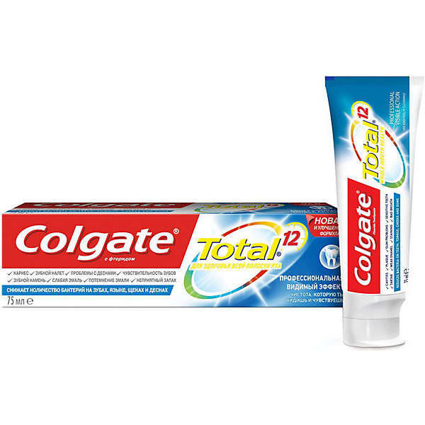 

Зубная паста Colgate Total PRO видимый эффект, 75 мл