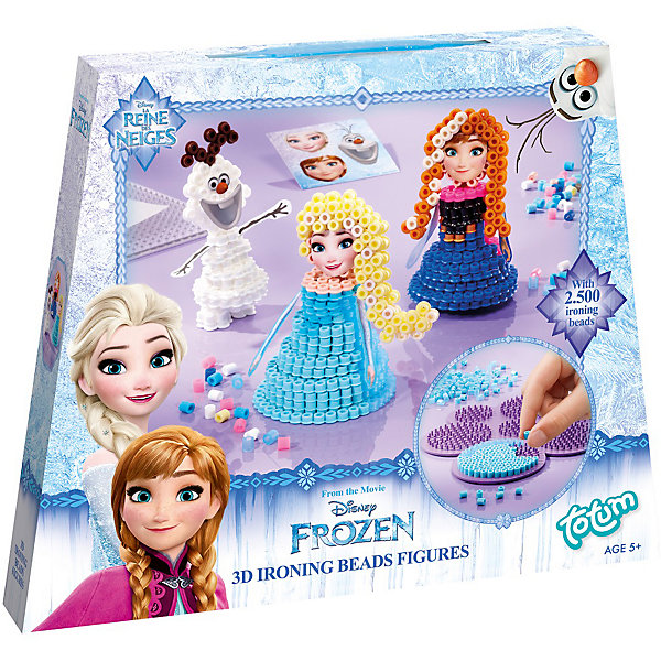 фото Набор для творчества totum frozen 3d ironing beads figures