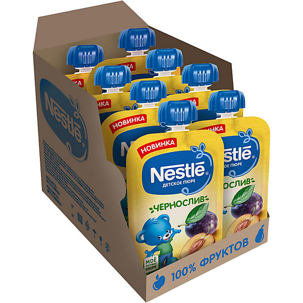 

Nestlé Чернослив Пюре пауч с 4мес 90г 8 шт х уп