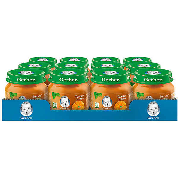 

Gerber Овощное пюре Тыква 80г 12 шт х уп с 5 месяцев