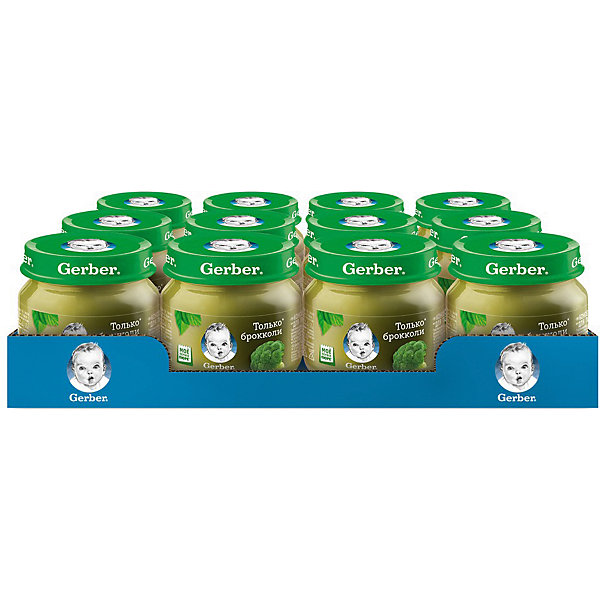 

Gerber Овощное пюре Брокколи 80г 12 шт х уп с 4 месяцев