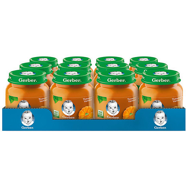 

Пюре Gerber тыква с 5 мес, 12 шт х 130 г/уп