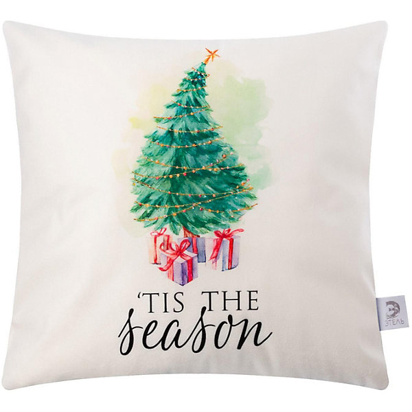 

Чехол на подушку Этель Tis the season, Белый, Чехол на подушку Этель Tis the season