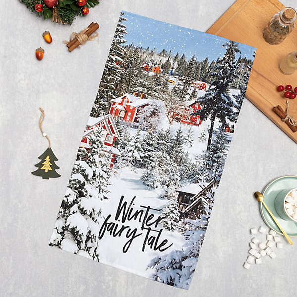 

Полотенце Этель Winter tairy tale, Голубой, Полотенце Этель Winter tairy tale
