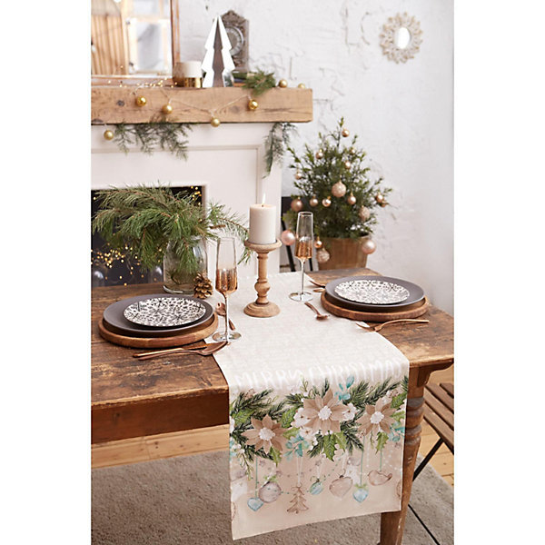 

Дорожка на стол Этель Beautiful Сhristmas, Зеленый, Дорожка на стол Этель Beautiful Сhristmas