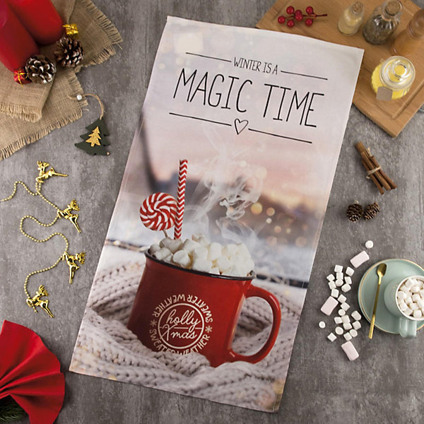 

Полотенце Этель Magic time, Розовый, Полотенце Этель Magic time
