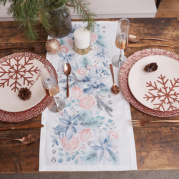 

Дорожка на стол Этель Christmas flowers, Розовый, Дорожка на стол Этель Christmas flowers
