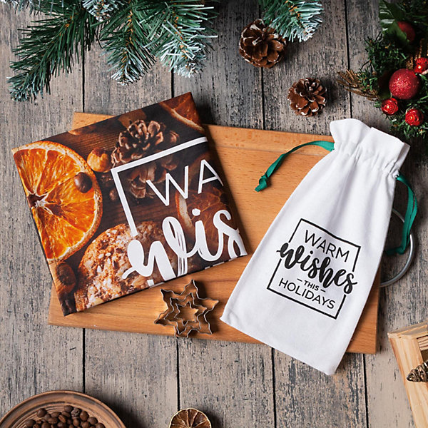 

Набор в мешочке Этель Warm wishes, Оранжевый, Набор в мешочке Этель Warm wishes