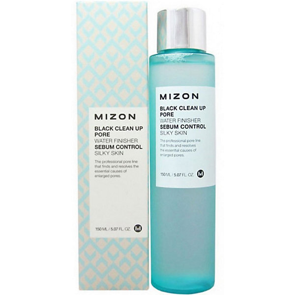 

Тонер для очищения лица с эффектом сужения пор Mizon Black Clean Up Pore, 150 мл