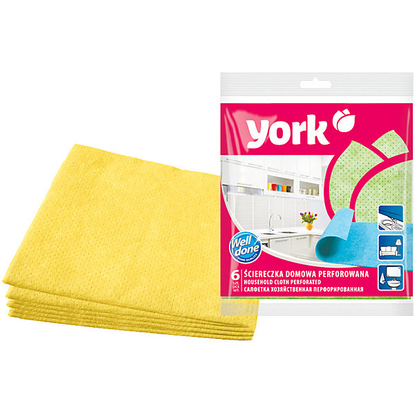 

Перфорированная cалфетка York, 6 шт