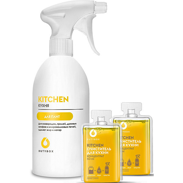 

Сет DutyBox Бутылка + Очиститель жира и нагара Kitchen