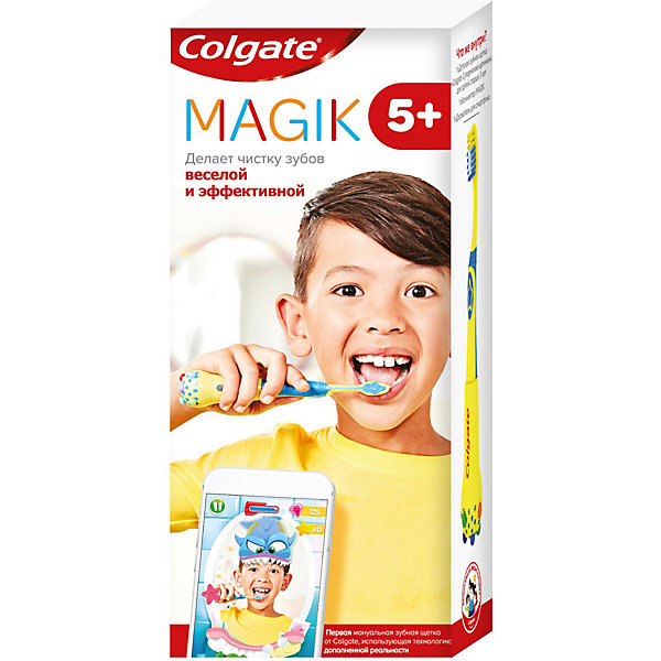 

Зубная щетка Colgate Magik супермягкая, с приложением для чистки зубов 5, Зубная щетка Colgate Magik супермягкая, с приложением для чистки зубов 5+