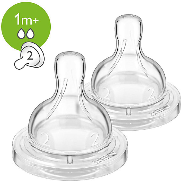 

Соска Philips Avent Anti-colic медленный поток с 1 мес, 2 шт