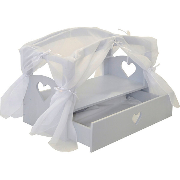 

Кроватка с бельевым ящиком Paremo, серия "Любимая кукла, Серый, Кроватка с бельевым ящиком Paremo, серия "Любимая кукла"