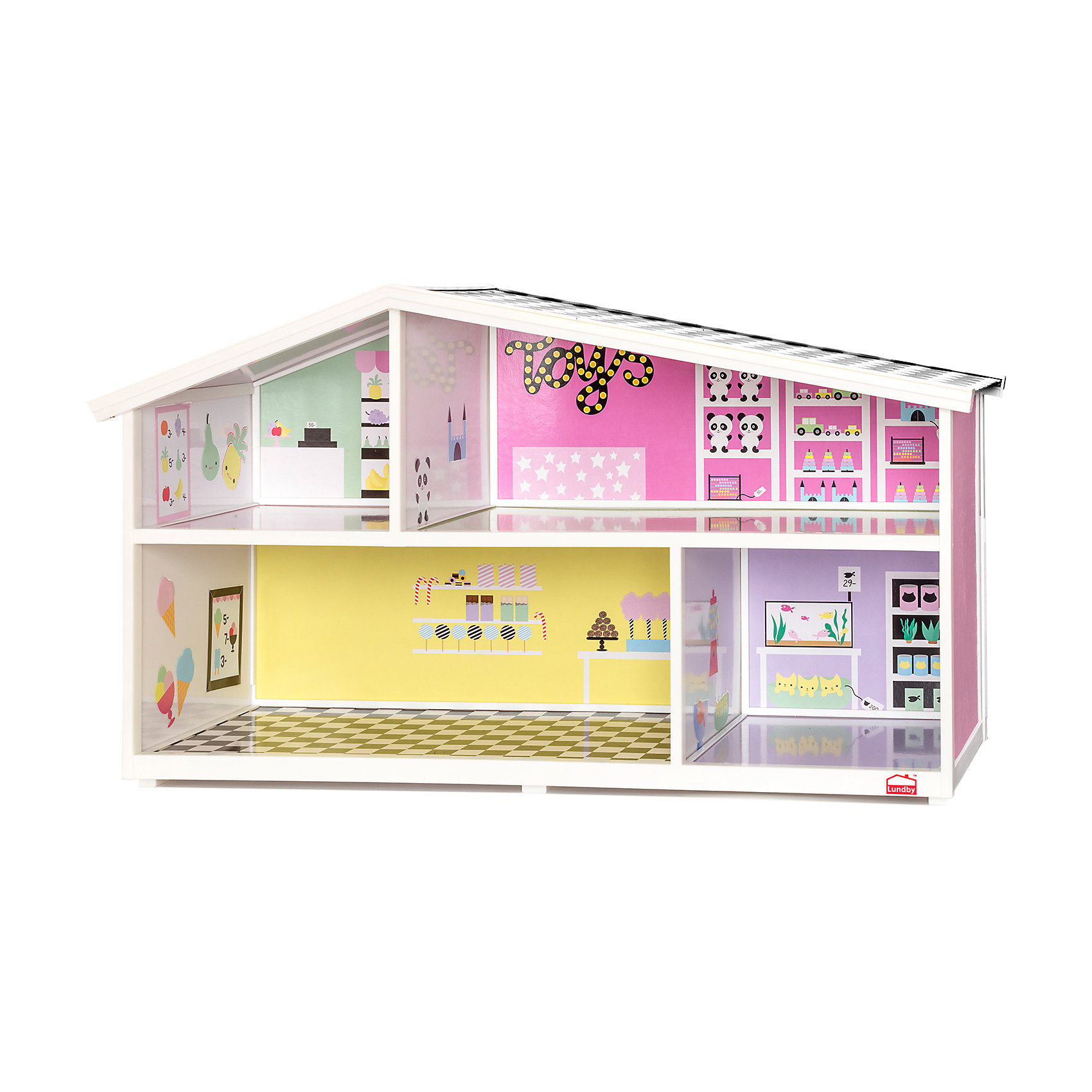 Набор обоев для домика "Магазин" Lundby 17137768