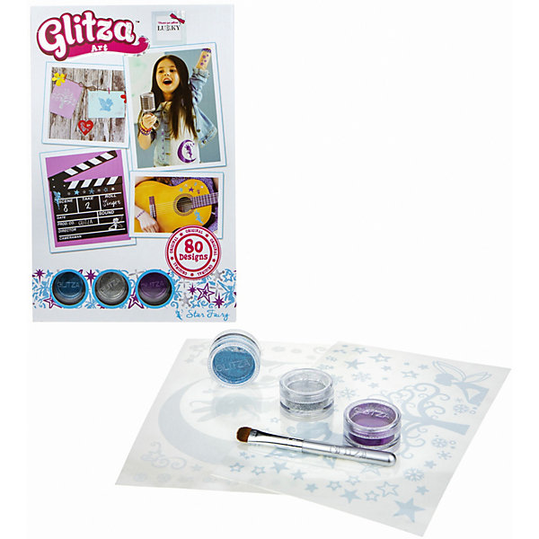 

Набор тату Glitza Art Lukky Звездные феи, 80 дизайнов
