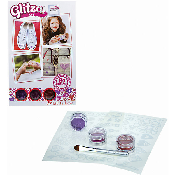 

Набор тату Glitza Art Lukky Маленькая любовь, 80 дизайнов