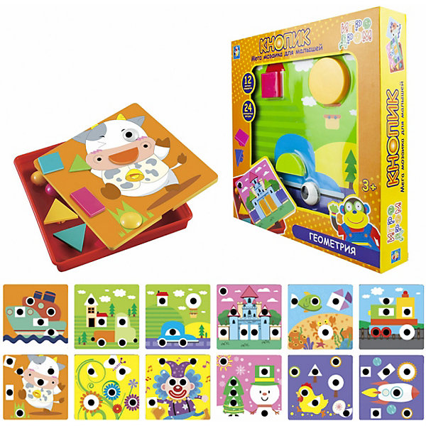 

Мозаика 1Toy "Кнопик" Геометрия