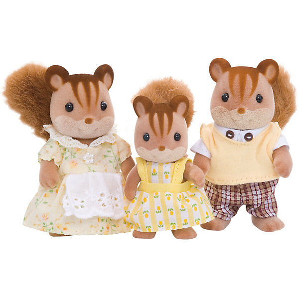 фото Игровой набор sylvanian families семья белок, 3 фигурки эпоха чудес