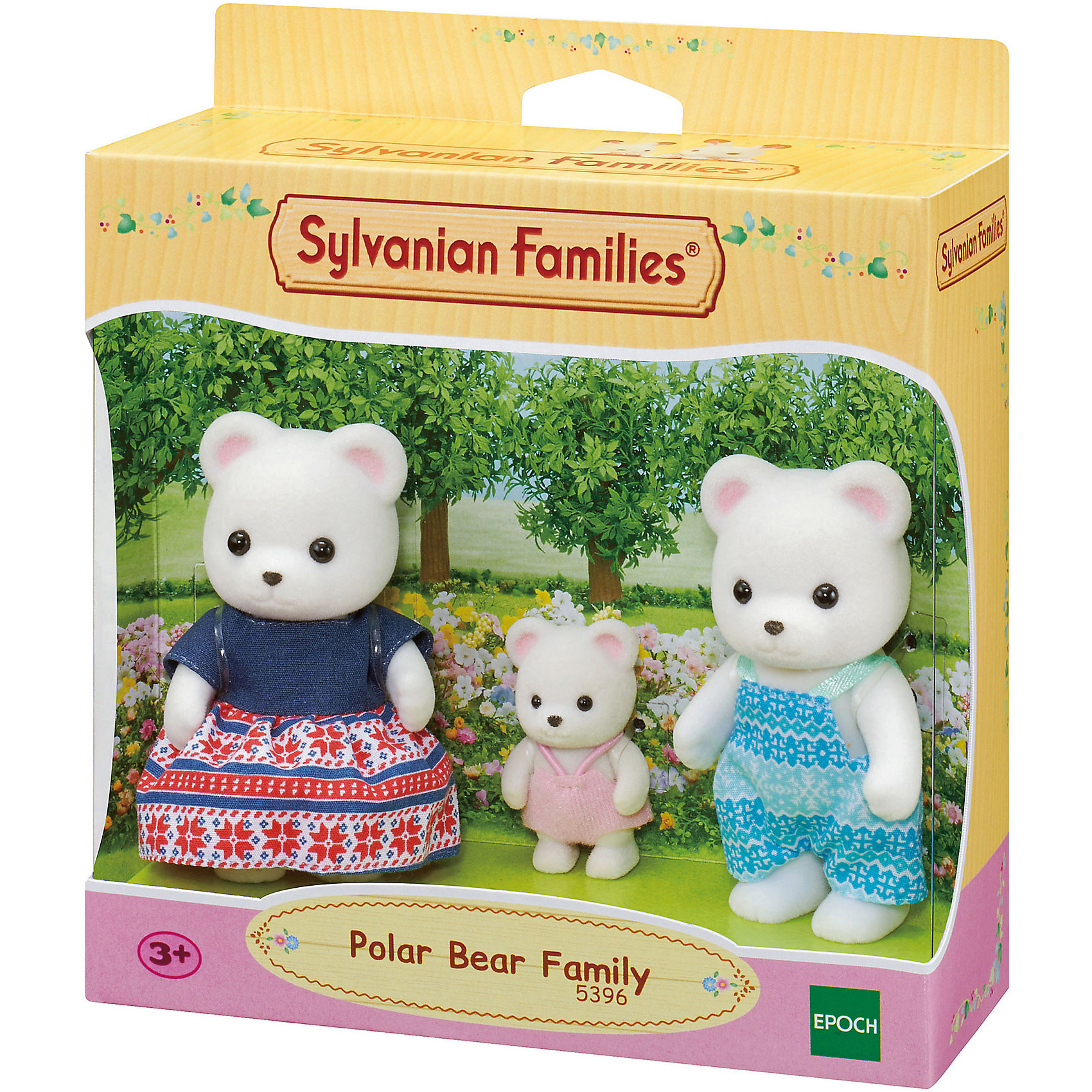 фото Игровой набор sylvanian families семья полярных мишек, 3 фигурки эпоха чудес