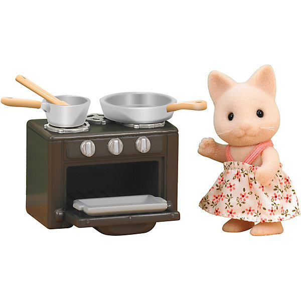 фото Игровой набор sylvanian families кошечка и духовой шкаф эпоха чудес